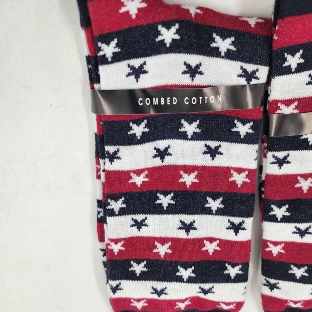 The Men's Store at Bloomingdale's 2 Pairs Stars & Stripes Socks 10-13 Navy Multi